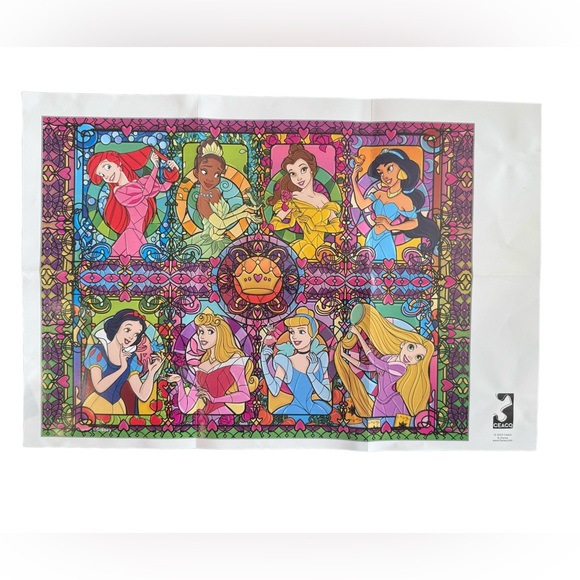 Ceaco Disney Princess Collage 1000 Piece Jigsaw Puzzle Silver Select - Picture 3 of 6